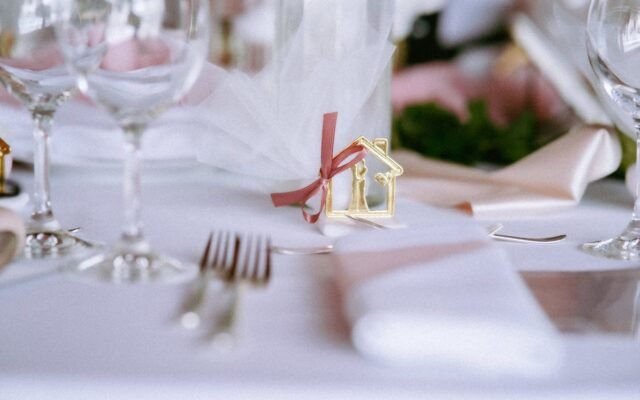 Glass and Decoration on a Table