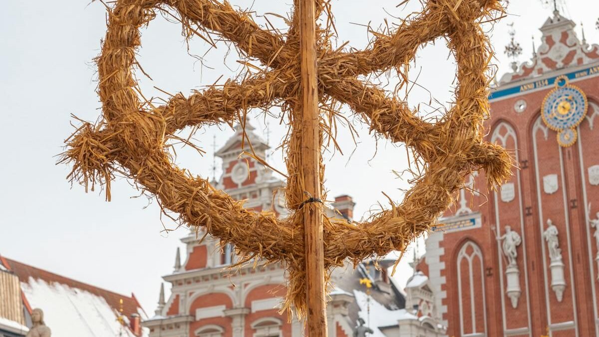 Traditional Meteņi Festival Celebration in Riga