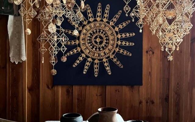 Clay Pots and Folk Design Decoration